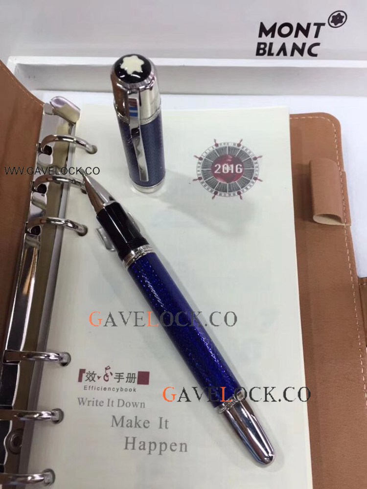 Copy Montblanc Jules Verne Rollerball Pen and Montblanc Notebook Set / 4 Items